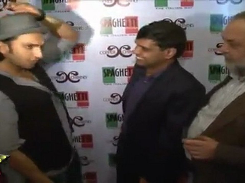 Spaghetti Restaurant Launch Ranveer Singh.