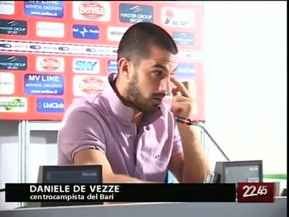 TG 03.09.09 Daniele De Vezze il "Gattuso" del Bari