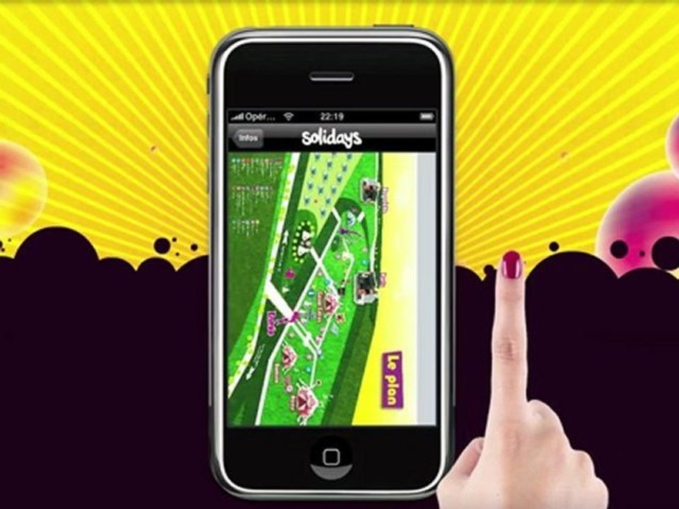 Application iphone solidays 2010