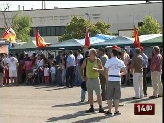 TG 17.08.09 Potenza: Lasme, protesta lavoratori a ferragosto