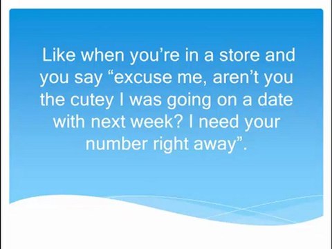 Cute Pickup Lines That Really Work
