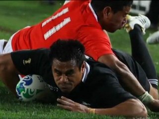 All Blacks irresistibili, Tonga travolta