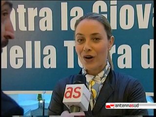 TG 24.04.10 Barbara Matera in Puglia per "illustrare" l'Europa
