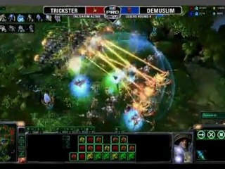 MLG Raleigh 2011 - Starcraft II - Game 2 - ST Trickster (P) VS EG Demuslim (T) Part 2/2