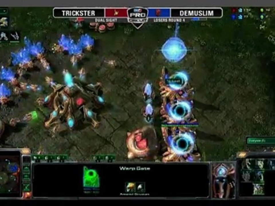 MLG Raleigh 2011 - Starcraft II - Game 3 - ST Trickster (P) VS EG Demuslim (T) Part 1/1