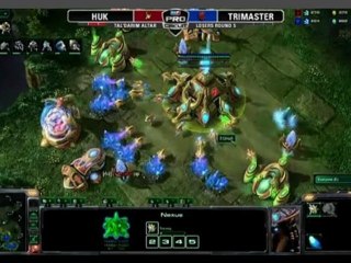 MLG Raleigh 2011 - Starcraft II - Game 1 - Col Trimaster (T) VS EG Huk (P) Part 1/2