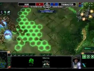 MLG Raleigh 2011 - Starcraft II - Game 1 - Col Trimaster (T) VS EG Huk (P) Part 2/2