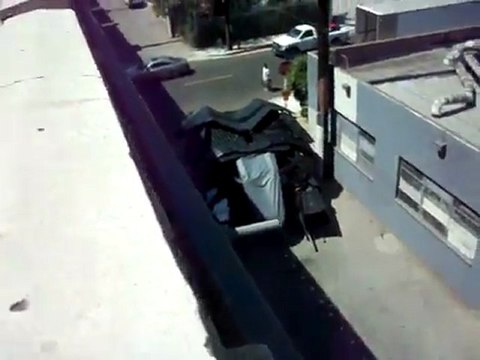 The Dark Knight Rises - Batwing @ 6th St Bridge