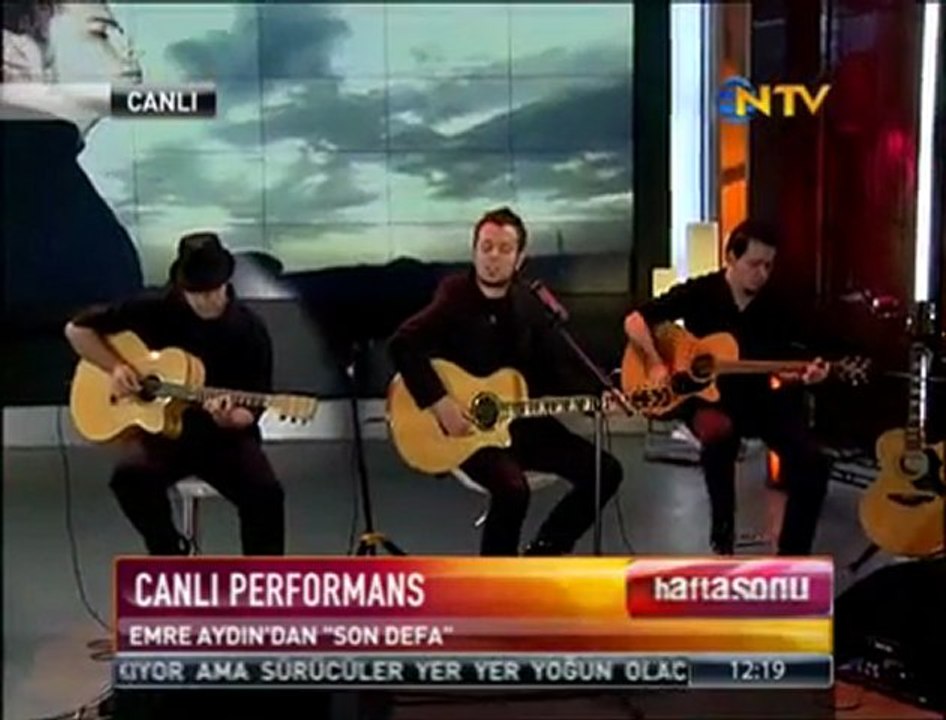 Emre Aydın - Son Defa (Akustik) Canlı Performans [HQ]