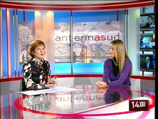 TG 22.12.09 L'europarlamentare del Pdl Barbara Matera ospite nel tg delle 14