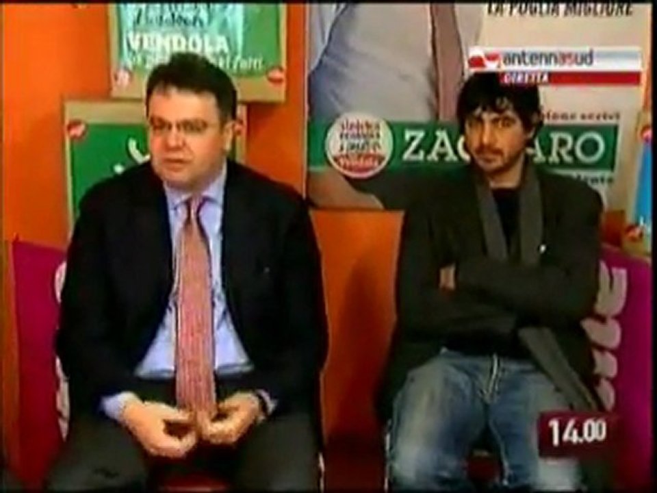 TG 11.02.10 Andria, Zaccaro candidato alla Regione con "Sinistra, ecologia e libertà"