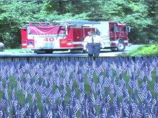 Bonnie Brae, September 11,2011 Fields of Flags, Luncheon, National Anthem