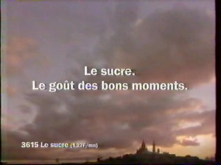 Publicité Le Sucre Le Goût Des Bons Moments 1995