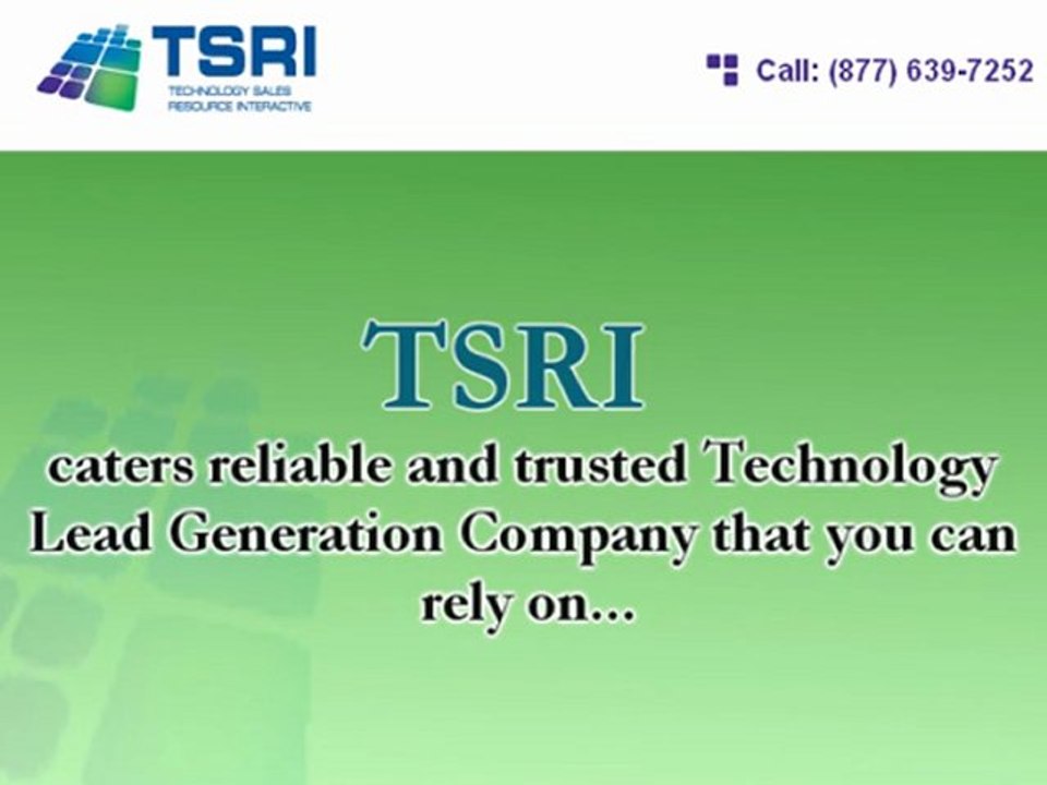 Trusted Technology Lead Generation Company