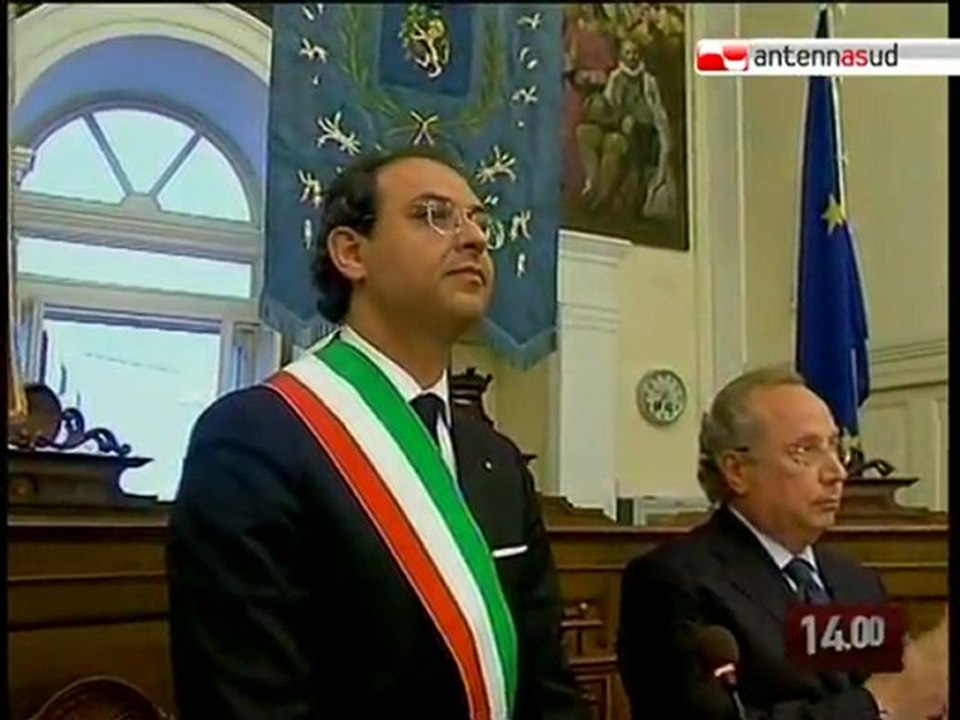 TG 04.06.10 Andria, primo Consiglio comunale: Marmo presidente