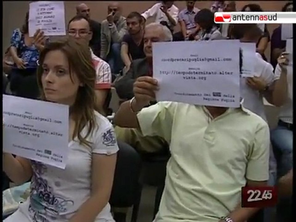 TG 27.07.10 Regione, domani in aula la norma salva precari