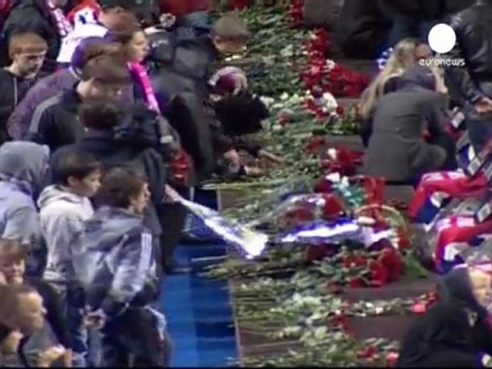 Farewell to ice hockey heroes killed in Russian plane crash