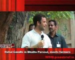 Rahul Gandhi in Bhatta Parsaul, meets farmers