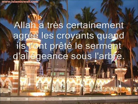 Sourat 48 Al Fath (la victoire éclatante) verset 18