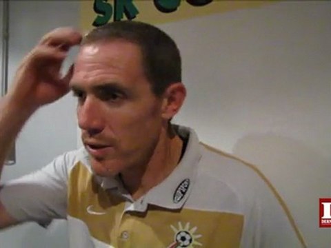 L'entraîneur de Colmar Damien Ott parle de son équipe