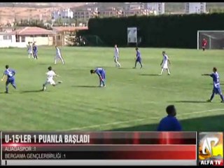 Aliağaspor - Bergama gençlerbirliği 2 devre 1