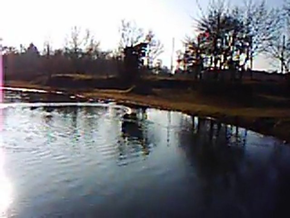 mini hydro carton sur la rive