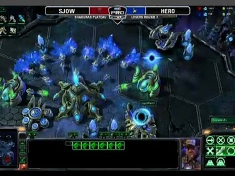 MLG Raleigh 2011 - Starcraft II - Game 1 - Dignitas Sjow (T) VS Liquid`Hero (P) Part 1/1