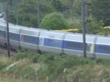 TGV rennes-brest vue d'en haut.