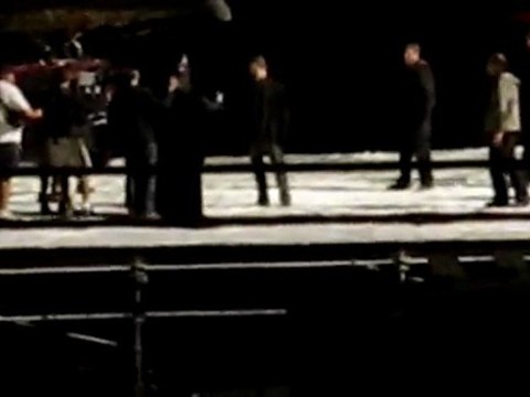 Batman and Jim Gordon (The Dark Knight Rises Set, LA)