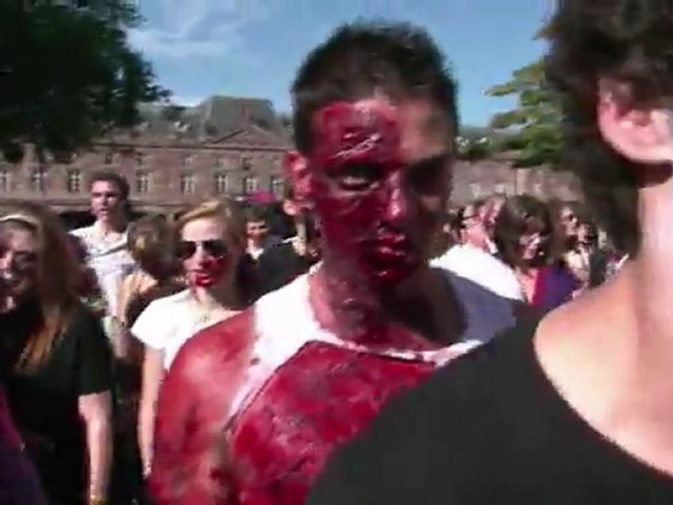 Des zombies envahissent Strasbourg