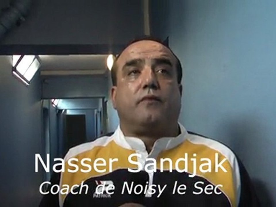 Interviews de Nasser Sandjak et Christopher Soares après le match nul de Noisy face à l'Entente Sannois