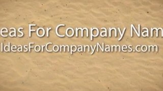 Ideas For Company Names - Ideas For Company Names Check This Out
