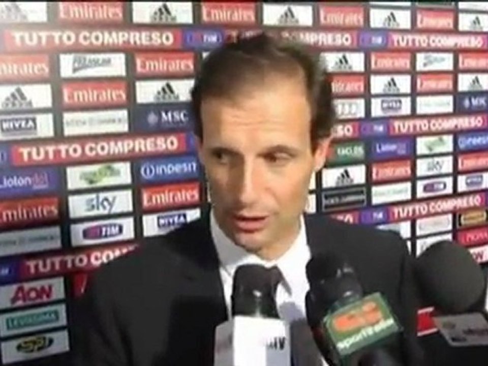 Allegri - Das Team hat eine gute Leistung gezeigt