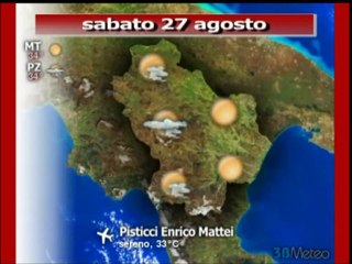 Previsioni del tempo, sabato 27 agosto