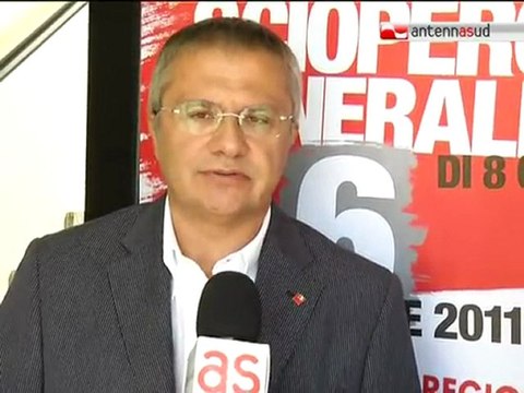 TG 05.09.11 Forte: con la Cgil in piazza a Bari i pugliesi che non vogliono questo governo