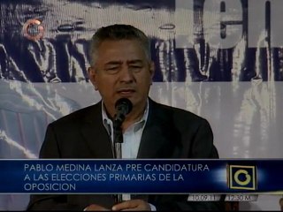 Pablo Medina también se postula para las primarias