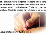 Acupuncture Virginia | Acupuncture Virginia Clinics for Infertility Treatment