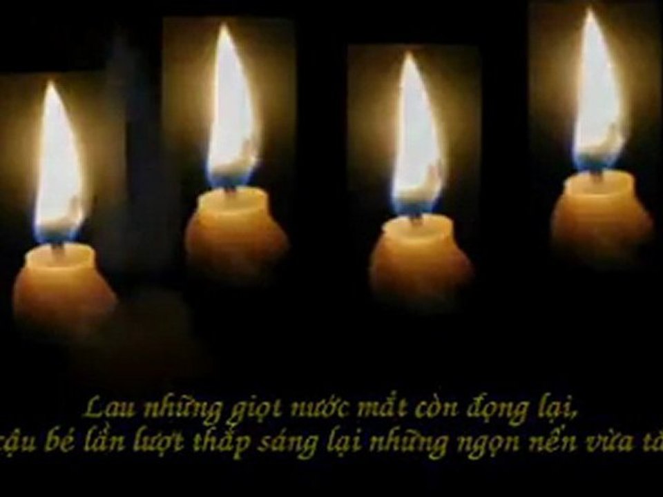 Câu chuyện về 4 ngọn nến