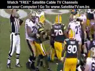 Charles Woodson punches a Saints player [HD live+replays]