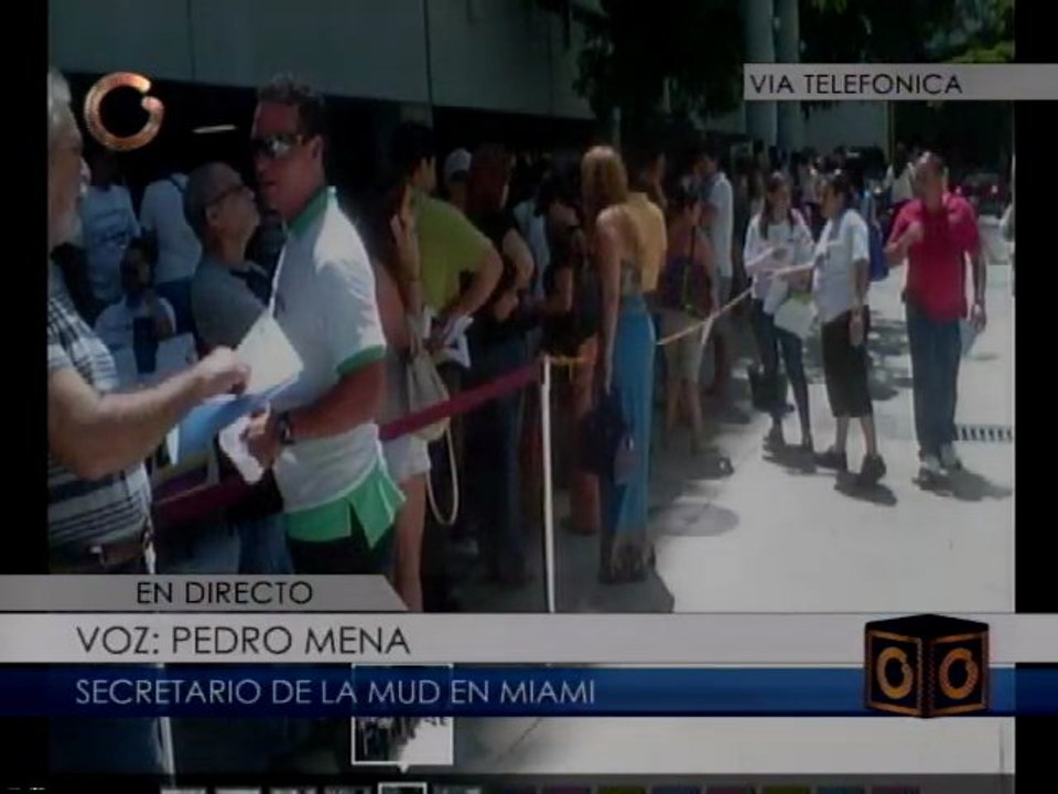 MUD Miami llama a los venezolanos del mundo a inscribirse en el Registro Electoral