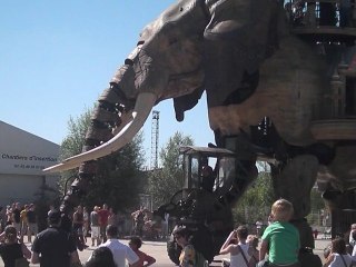 P8150007départ de la promenade de l'éléphant sur l'ile de nantes