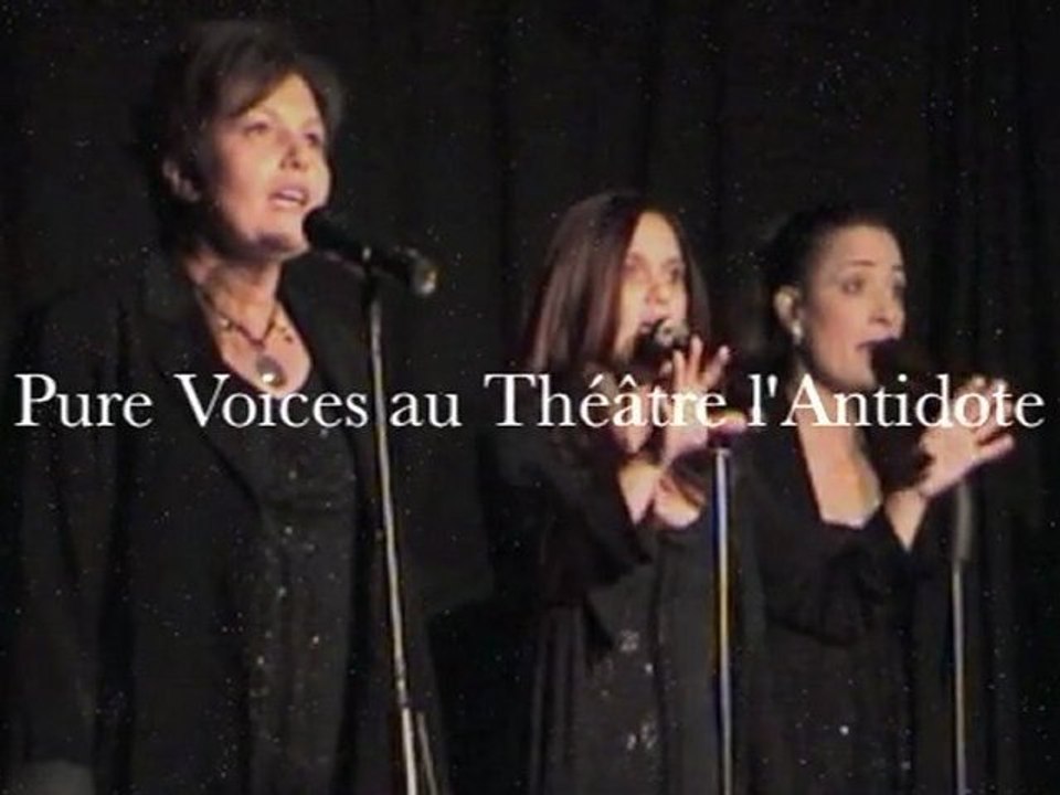 PURE VOICES (Théâtre Antidote)
