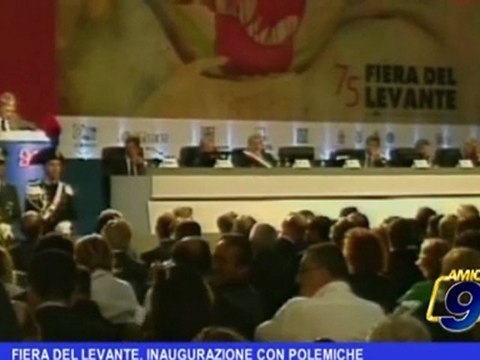 Fiera del Levante, inaugurazione con polemiche