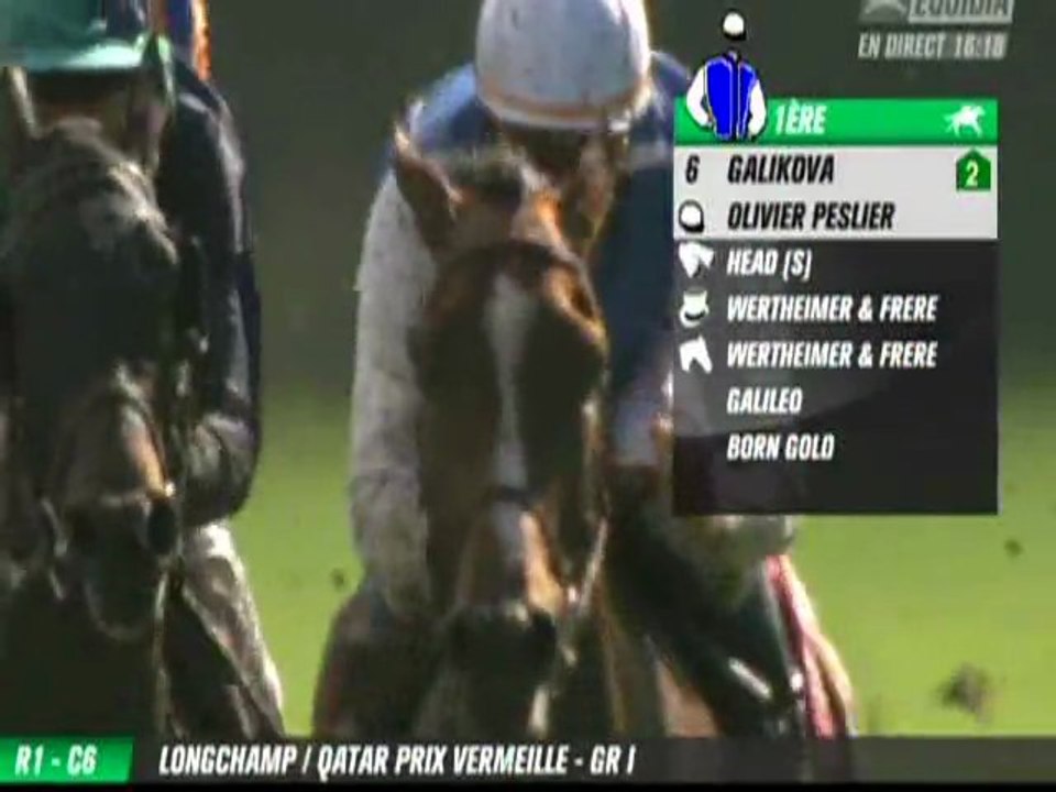 "Qatar Prix Vermeille 2011" Galikova / O. Peslier / F. Head / Wertheimer & Frère.