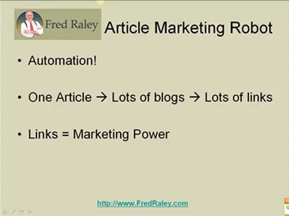 Article Marketing Strategy