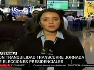 Colom ya votó y llama a la participación en Guatemala