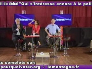POURQUOI VOTER extraits DEBAT1-Qui s interesse a la politique