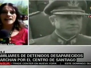 Miles de personas recuerdan a desaparecidos en Chile