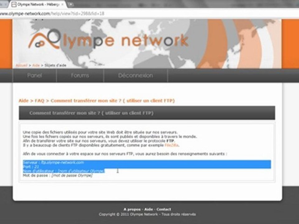 Créer un site web - Partie 2 : Mise en ligne -