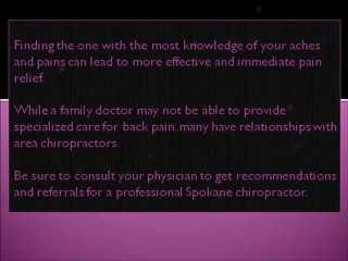 The Benefits of Seeing A Spokane Chiropractor